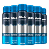 Kit Desodorante Aerosol Gillette Antibacterial 150ml - 6 Uni