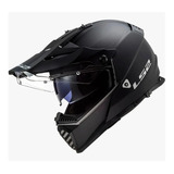 Casco Moto Cross Ls2 436 Pioneer Evo Solid Liso Doble Visor