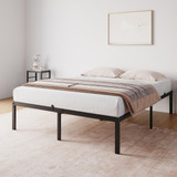 Idealhouse Base De Cama Matrimonial Con Almacenamiento, Plat