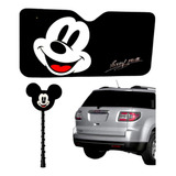 Parasol Auto Mickey Mouse Disney Original Con Accesorio