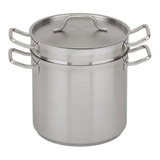 Caldera Doble Royal Industries Con Tapa, Acero Inox, 7.5l