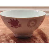 Bowl Grande Antiguo Porcelana Fina Filete Dorado Copón Dulce