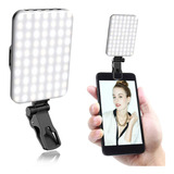 Luz Selfie Con Cargador Para Smartphone Con Clip Y Videos Q1