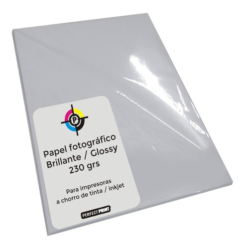 Papel Fotografico A4 100 Hojas 230 Grs Brillante Glossy