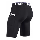 Short Licra Deportiva Gym Compresión Secado Rápido Sigetu G