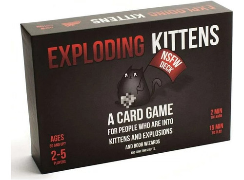 Exploding Kittens Nsfw Deck, Juegos Cartas Gatos Explosivos