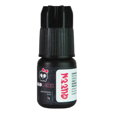 Cola Adesivo Bad Pink - Queen 3g - Para Extensão De Cílios | Frete grátis