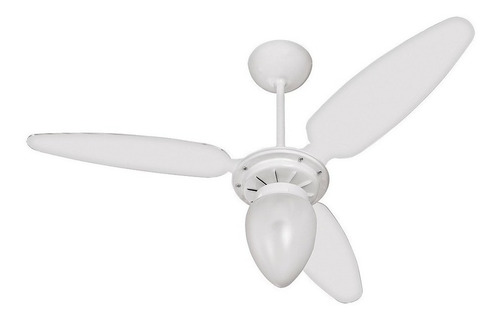 Ventilador De Teto Ventisol Wind Branco 130w Com 3 Pás De  Plástico, 96 cm De Diâmetro 127 v