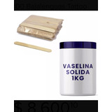 Vaselina Solida Cosmética De 950gr + 100 Bajalenguas