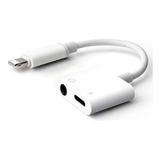 Adaptador Compatible Lightning Lphone Auxiliar 3.5+carga 