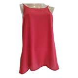 Blusa Crepe De Seda Breteles Amplia