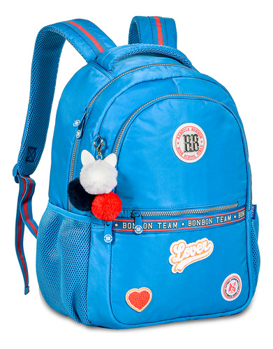 Mochila De Costas Rebecca Bonbon School Girls Azul