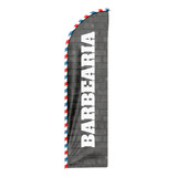 Bandeira Wind Banner Barbearia Dupla Face Somente Tecido