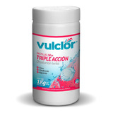 Pastilla Triple Acción Vulclor Cloro Pileta 50 Gr X 1 Kg