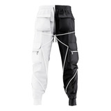 Pantalones Cargo Reflectantes Para Hombre New Joggers C