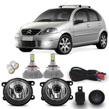 Kit Farol Milha Neblina Citroen C3 2009-2012 + Super Led H11