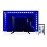 Tira Led Tv Usb 6.56ft - 16 Colores 5050 - Control Remoto