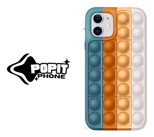 Case Para iPhone 11,12,12pro Push Pop It,funda Popit Protect