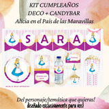 Kit Digital Alicia En El Pais De Las Maravillas Deco Candy
