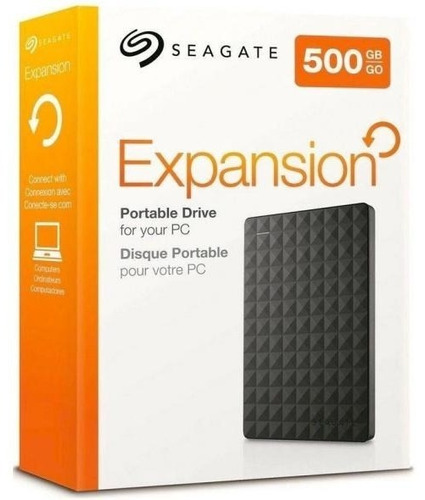 Hd Externo Segate 500gb Slim Expansion Lacrado De Fabrica 