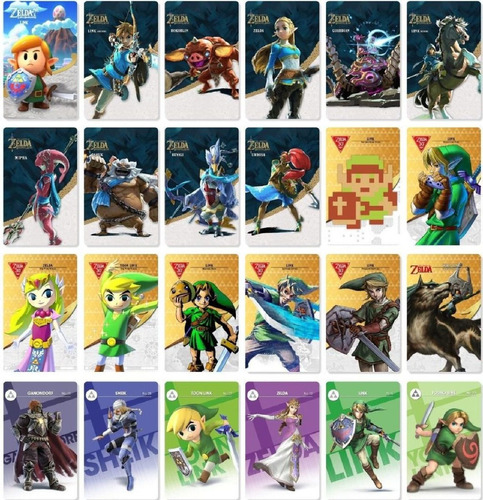 Tarjetas Amiibo De Zelda, Súper Smash, Animal Crossing Y Más