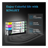 Kingjet Cartucho De Tinta 972x De Repuesto Para Impresora Hp