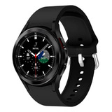 Pulseira Fecho Curvo Para Galaxy Watch 4 Classic 46mm R895 Cor Preto