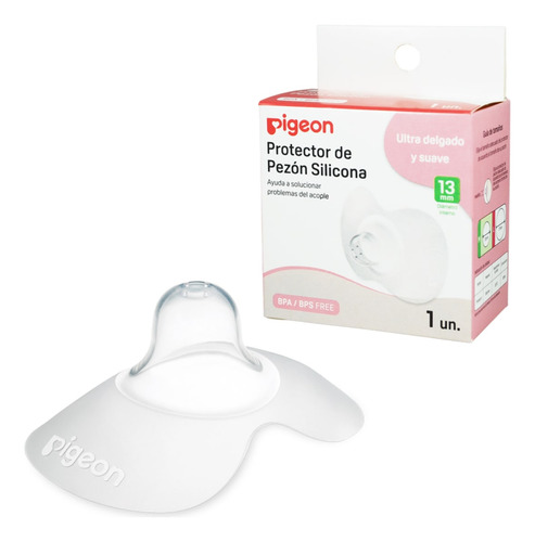 Protector De Pezón De Silicona Pigeon Talla 13 Mm