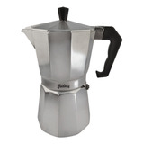 Cafetera 6 Pocillos Express Hudson Aluminio Pulido  290cc