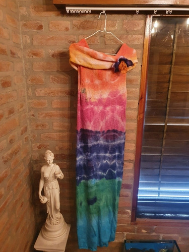 Vestido Batik Lana Marca Genova Talle M