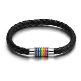 Pulseira Aço 316l Lgbt Pride Orgulho Gay