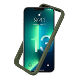 Funda Bumper Para iPhone 13 Pro Max Rhinoshield Verde Camo