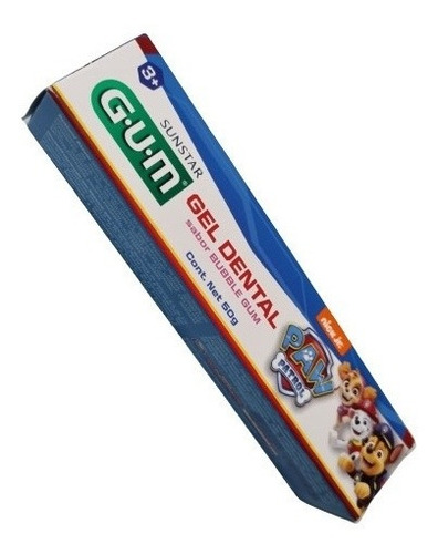 Gel Dental Sunstar Gum Paw Patrol 1000ppm Fluor De 50g Gum