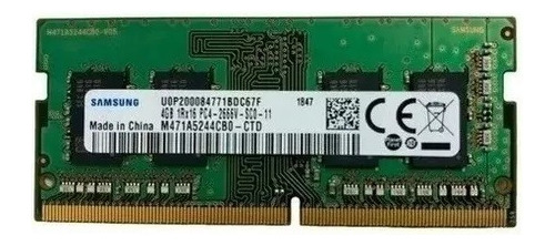 Memoria Ram Portátil 4gb Ddr4 Pc4 2666 (samsung Original) 