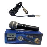 Microfono Karaoke Voces C Cable Mano Dinamico Moon M24 Cjf