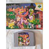 Banjo Kazooie N64 Caixa E Cartucho Super Conservado Classe A