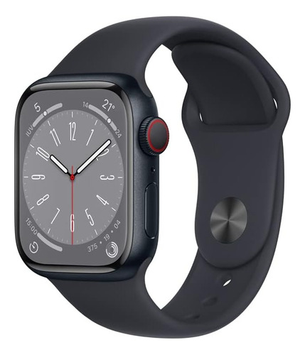 Apple Watch S8 Gps 41mm Midnight A2770 Pulseira Midnight