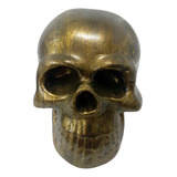 Crânio Caveira Dourada Esqueleto Umbanda Candomblé Quimbanda