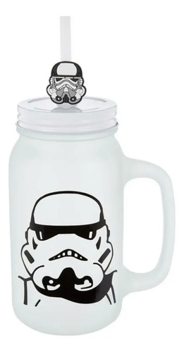 Tarro Darth Vader Star Wars Mason Jar Con Tapa Envio Gratis