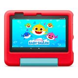 Tableta Eduacional Para Niños Amazon Fire 7 Kids 2022 16gb Color Rojo