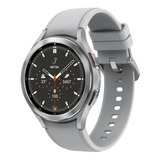 Samsung Galaxy Watch4 Classic (bluetooth) 1.4  Caja 46mm De  Acero Inoxidable  Silver, Malla  Silver De  Fluoroelastómero Sm-r890