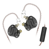 Audífonos Intraurales Kz Zsn De 3,5 Mm Con Cable Y Micrófo