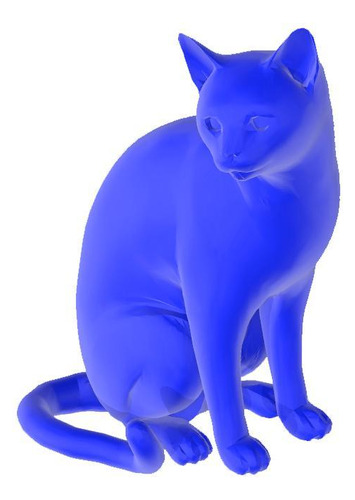 Gato Pelô Curto Brasileiro Pet Azul