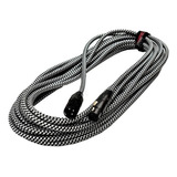 Cable Para Micrófono Kirlin Mw-470-10m/bkb De 10 Metros