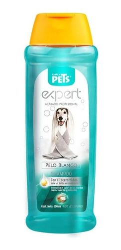 5 Frascos Shampoo Pelo Blanco Expert 500 Ml