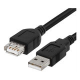 Cable Usb  2.0 A/a Macho-hembra Extension  3 Mts
