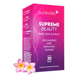 Supreme Beauty (30 Cápsulas) Hair, Skin & Nails Puravida