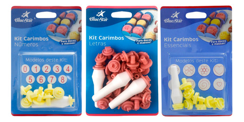 Kit Carimbo Essenciais + Alfabeto + Numeros