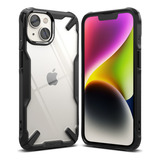 Estuche Funda Antichoque | Ringke Fusion X | Para Apple iPhone 14 | Color Negro