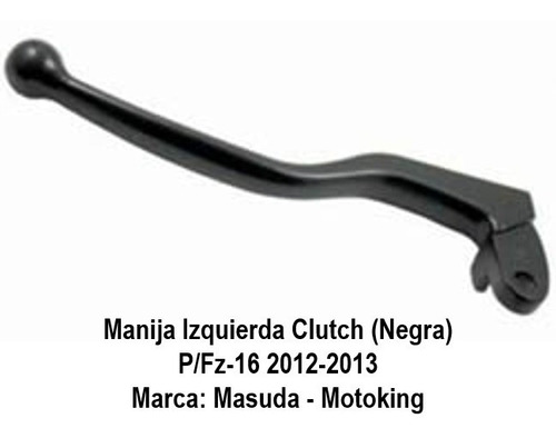 Manija Izquierda Clutch Negra Para Fz-16 (2012-2013)